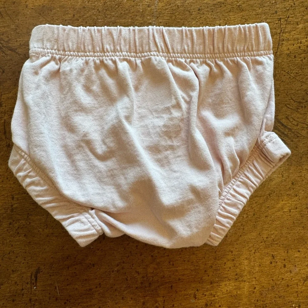 Blush Pink Winter Water Factory Baby Bloomers